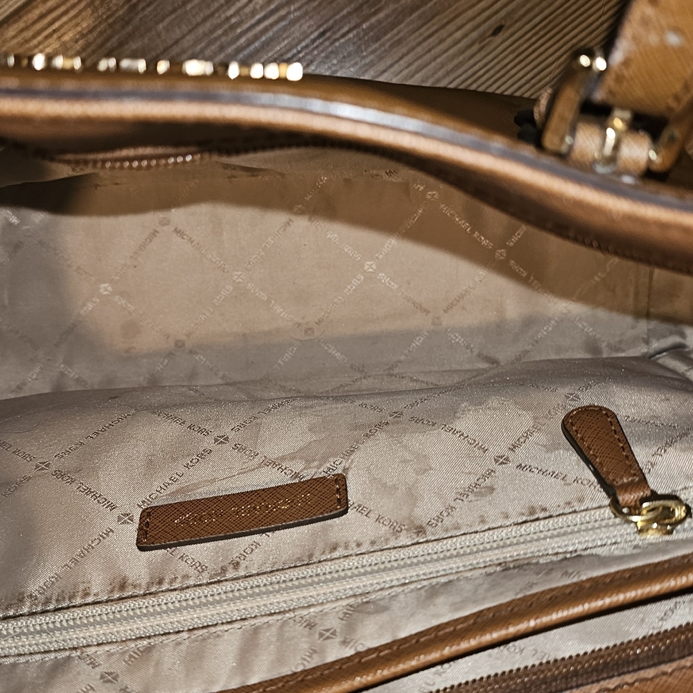 Michael Kors-Saffiano Leather Tote Bag Michael Ko… - image 4